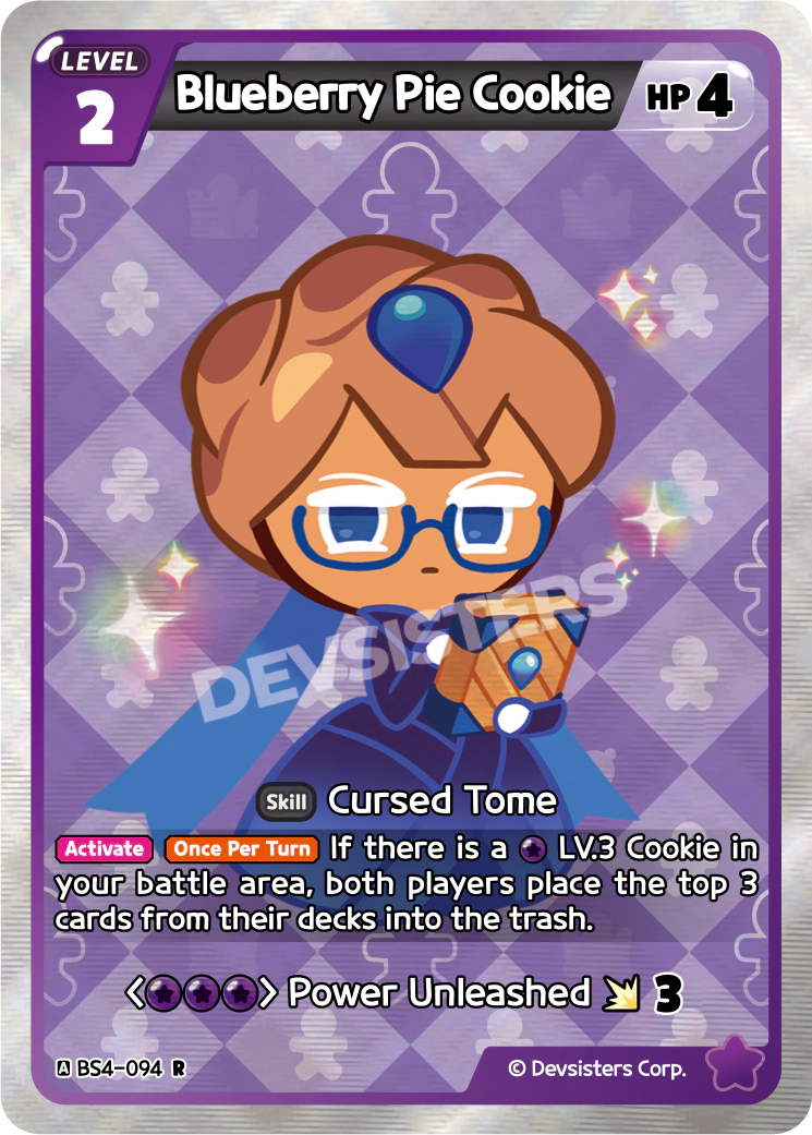 BS4-094 Blueberry Pie Cookie [R]