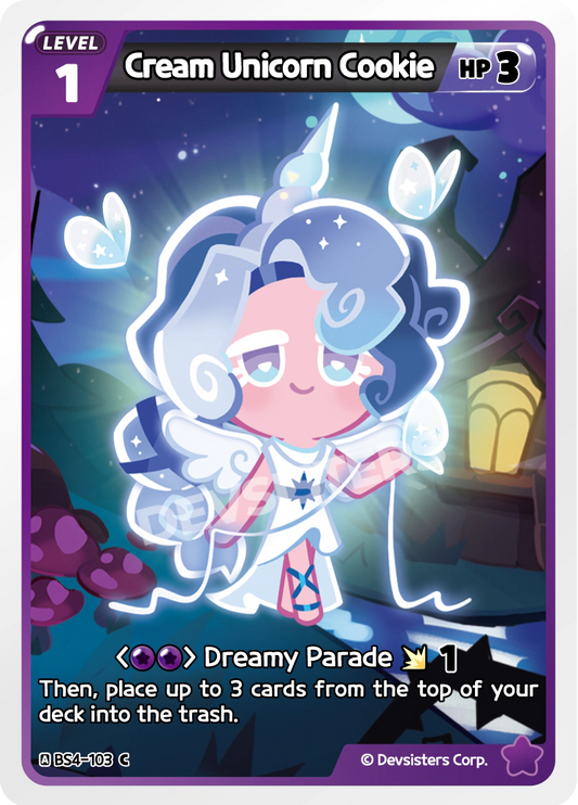 BS4-103 Cream Unicorn Cookie [C]
