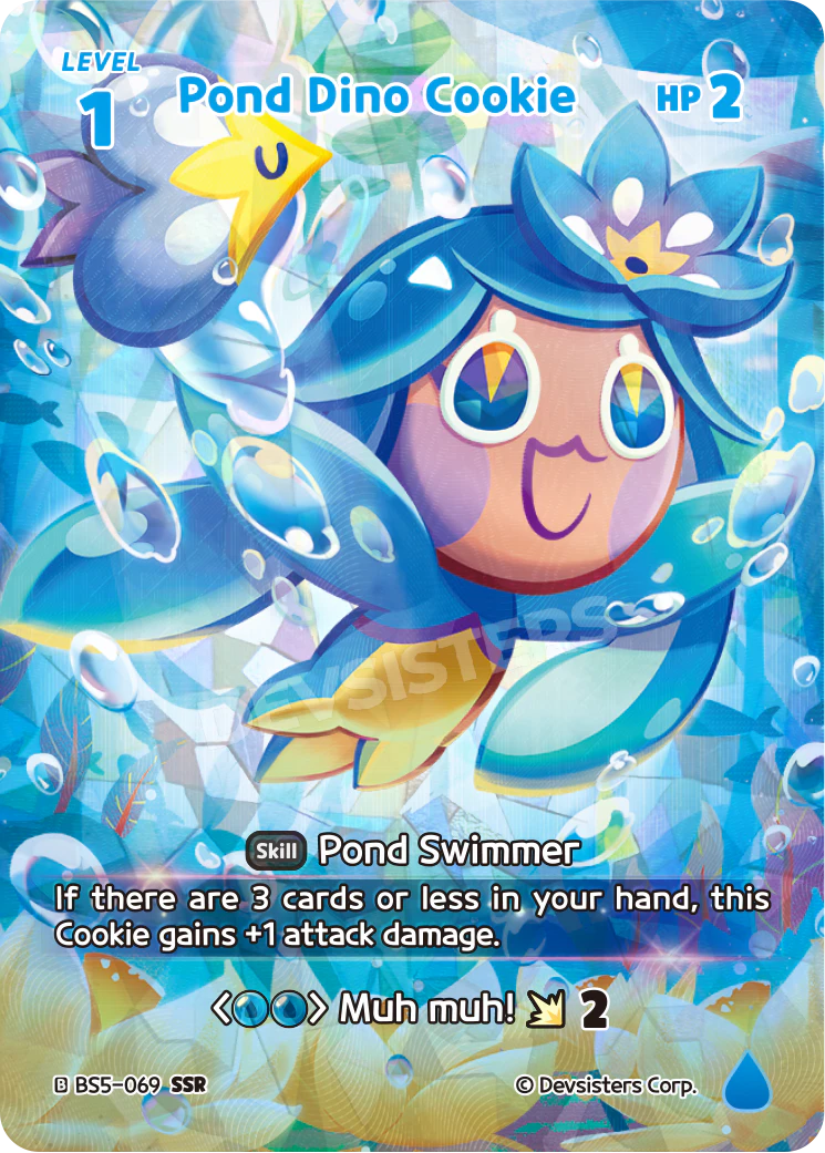 BS5-69 Pond Dino Cookie [SSR]