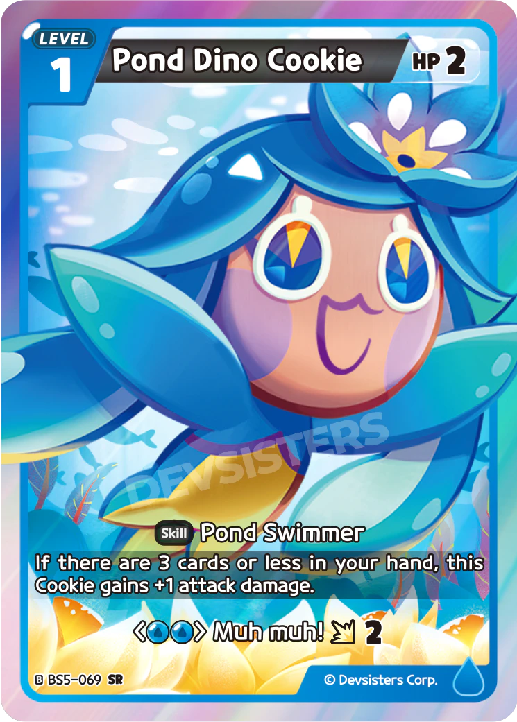 BS5-69 Pond Dino Cookie [SR]