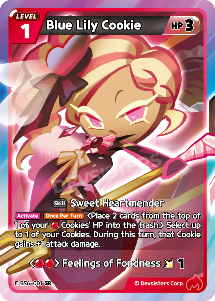 BS6-1 Blue Lily Cookie [SR]
