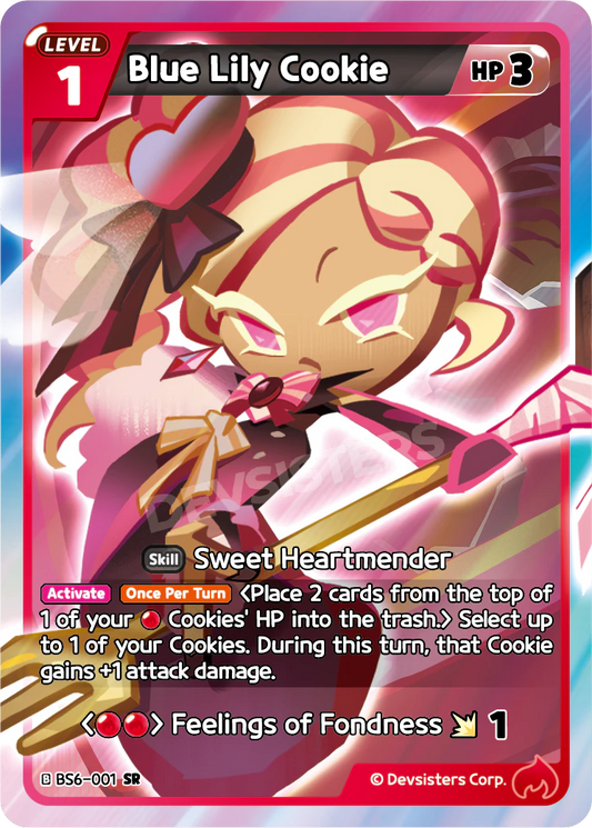 BS6-1 Blue Lily Cookie [SR]