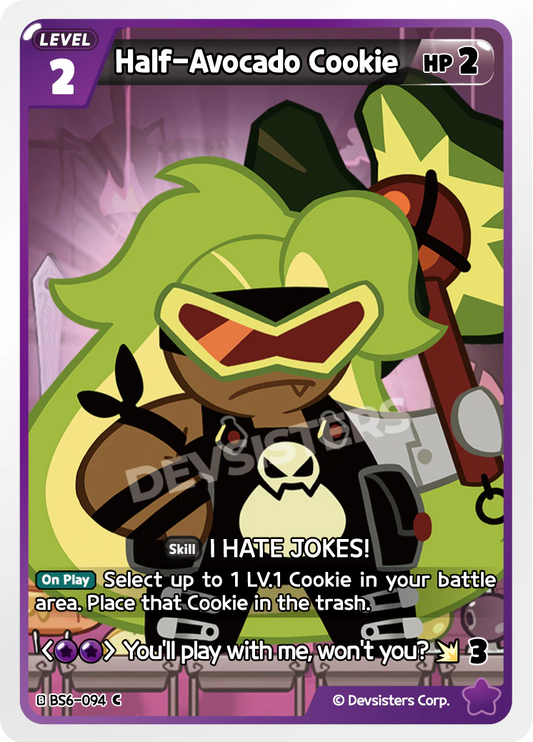 BS6-94 Half-Avocado Cookie [C]