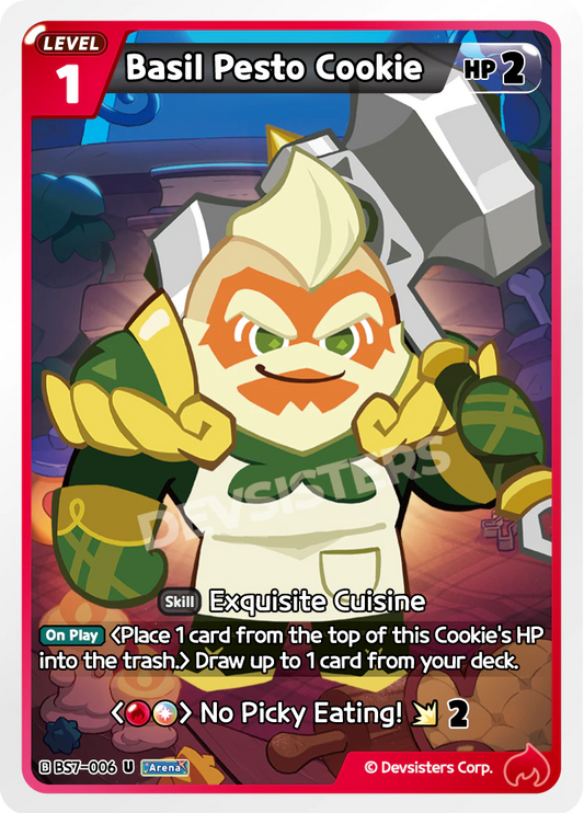 BS7-006 Basil Pesto Cookie [U]
