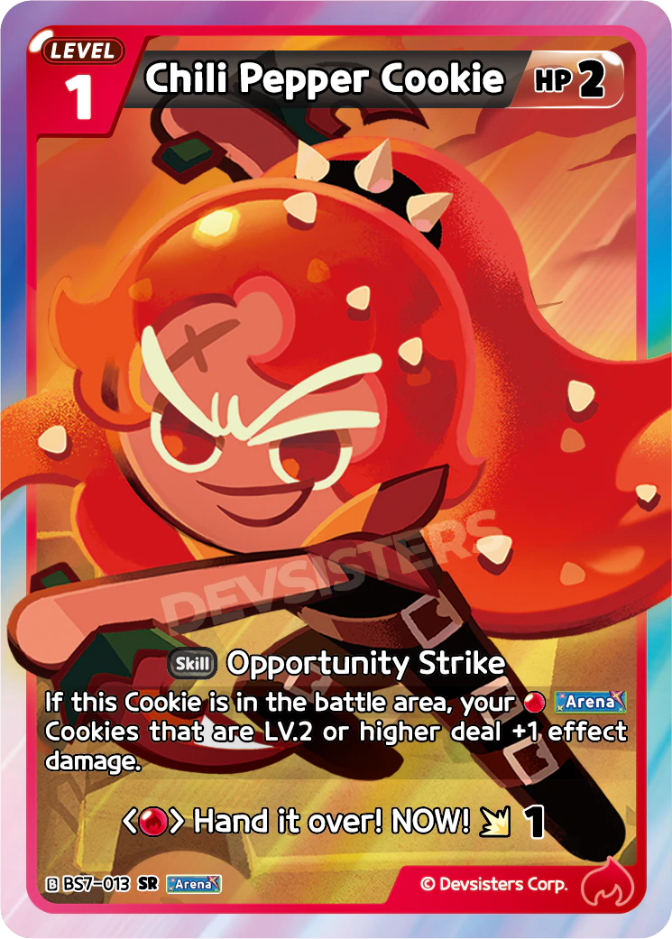 BS7-013 Chili Pepper Cookie [SR]