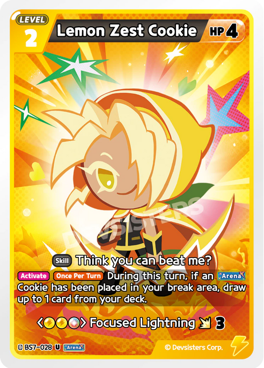 BS7-028 Lemon Zest Cookie [U]