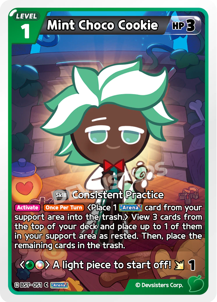 BS7-051 Mint Choco Cookie [C]