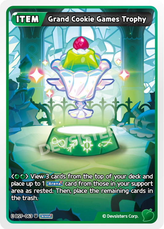 BS7-063 Grand Cookie Games Trophy [U]