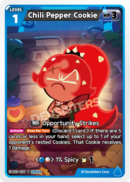 BS7-077 Chili Pepper Cookie [U]