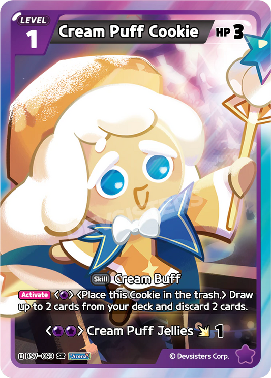 BS7-093 Cream Puff Cookie [SR]