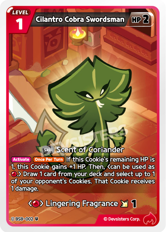 BS8-002 Cilantro Cobra Swordsman [U]
