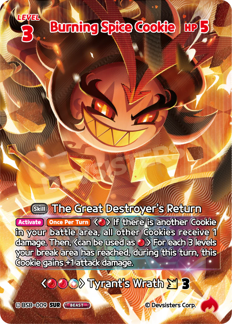 BS8-009 Burning Spice Cookie [SUR]