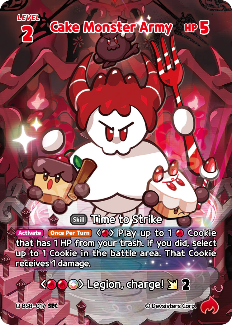 BS8-017 Cake Monster Army [SEC]