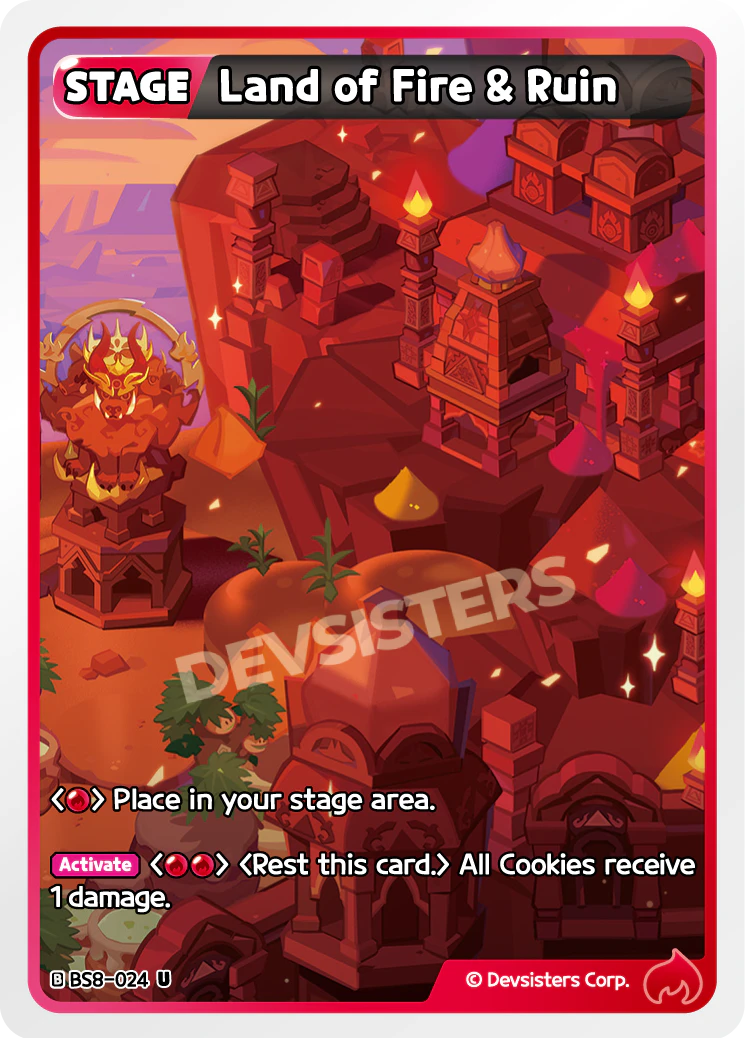 BS8-024 Land of Fire & Ruin [U]