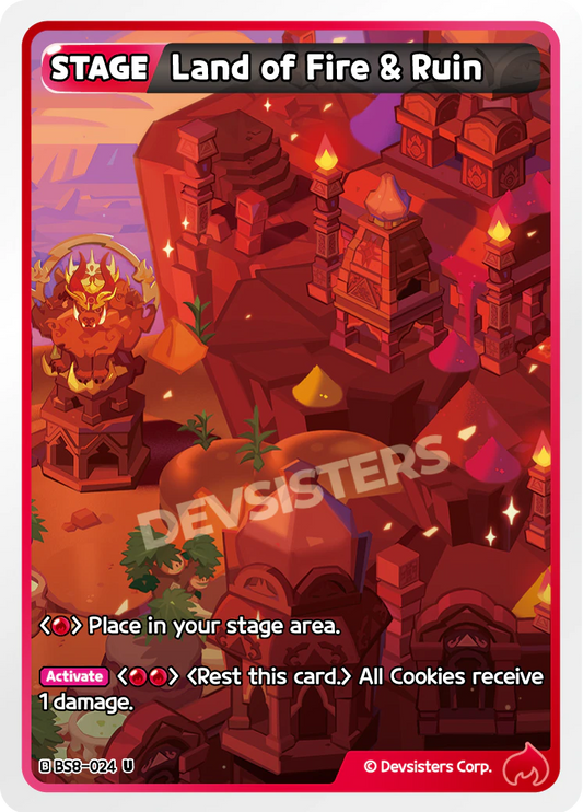 BS8-024 Land of Fire & Ruin [U]