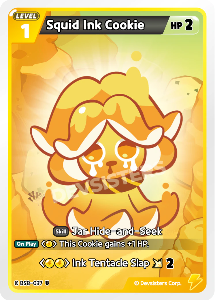 BS8-037 Squid Ink Cookie [U]