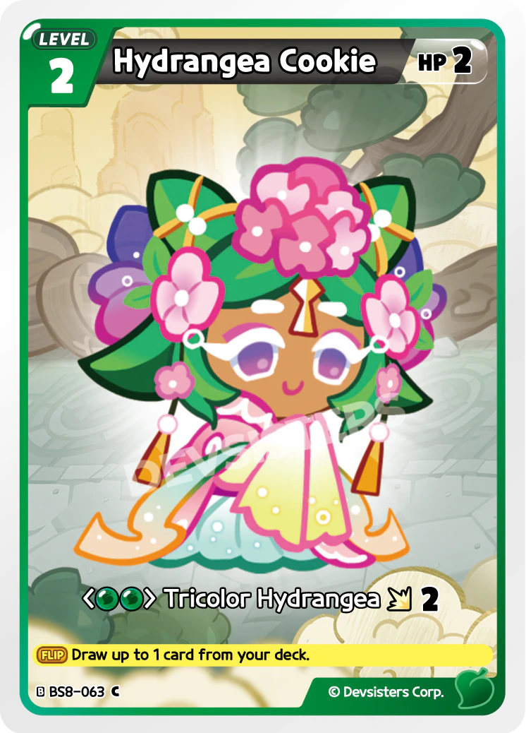 BS8-063 Hydrangea Cookie [C]