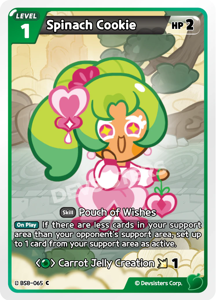 BS8-065 Spinach Cookie [C]