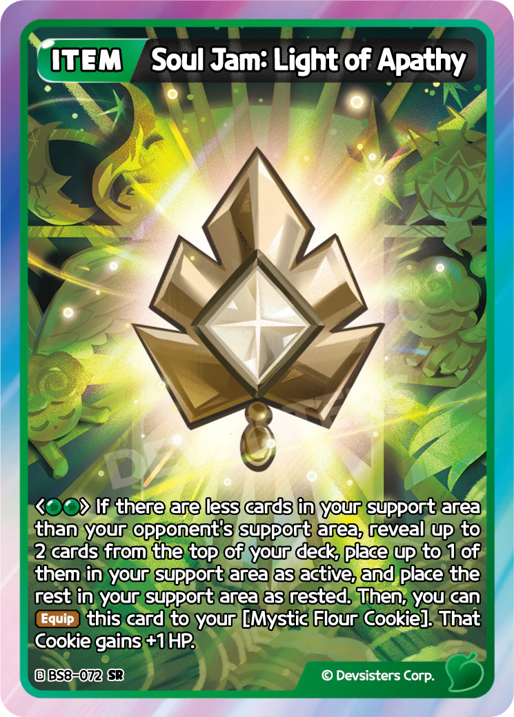 BS8-072 Soul Jam: Light of Apathy [SR]