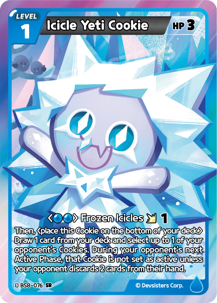 BS8-076 Icicle Yeti Cookie [SR]