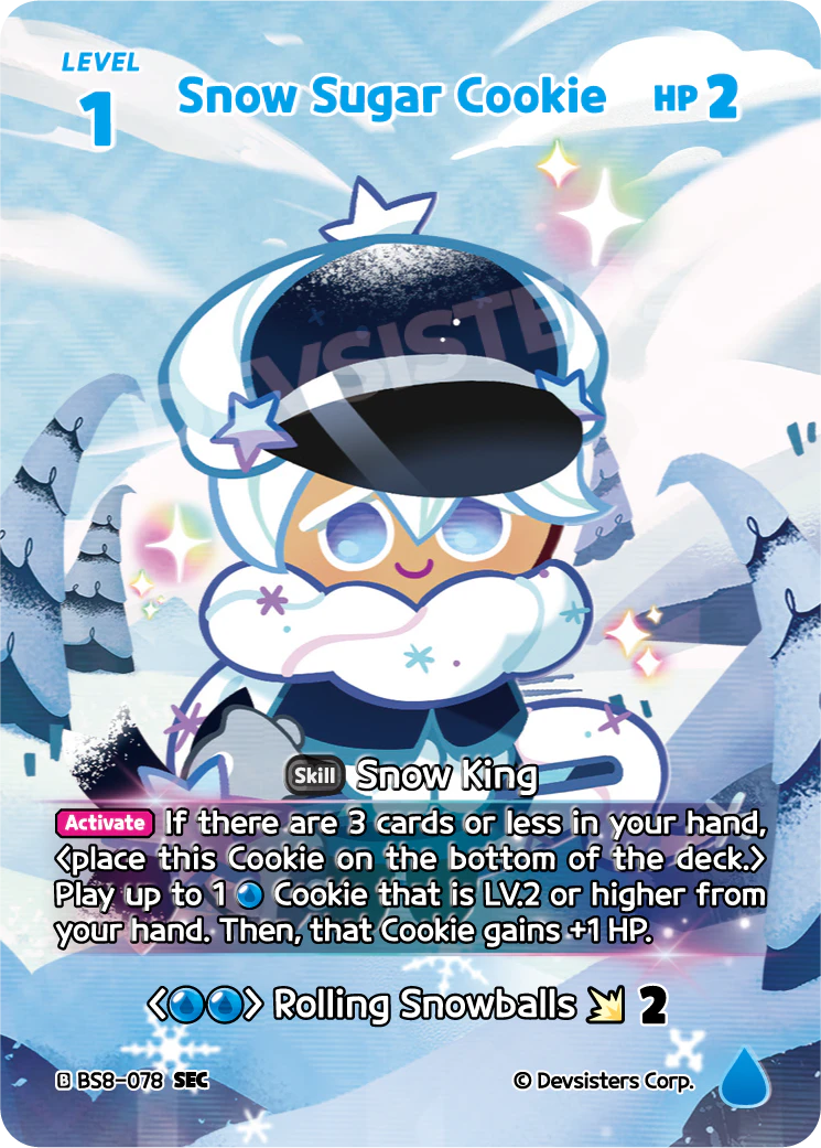 BS8-078 Snow Sugar Cookie [SEC]