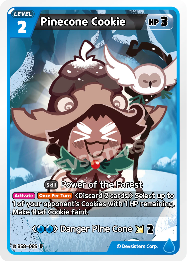 BS8-085 Pinecone Cookie [U]