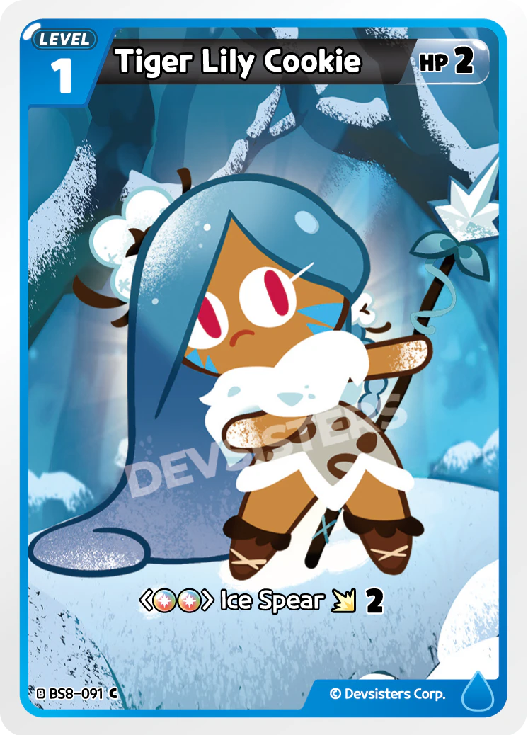 BS8-091 Tiger Lily Cookie [C]