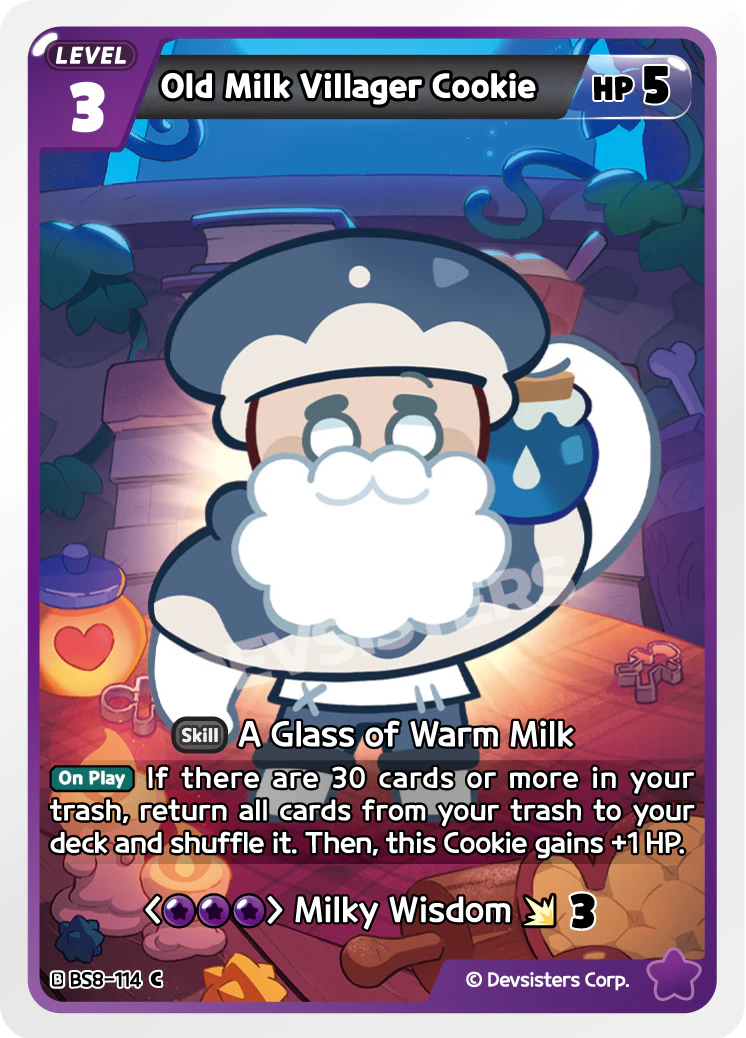 BS8-114 Old Milk Villager Cookie [C]