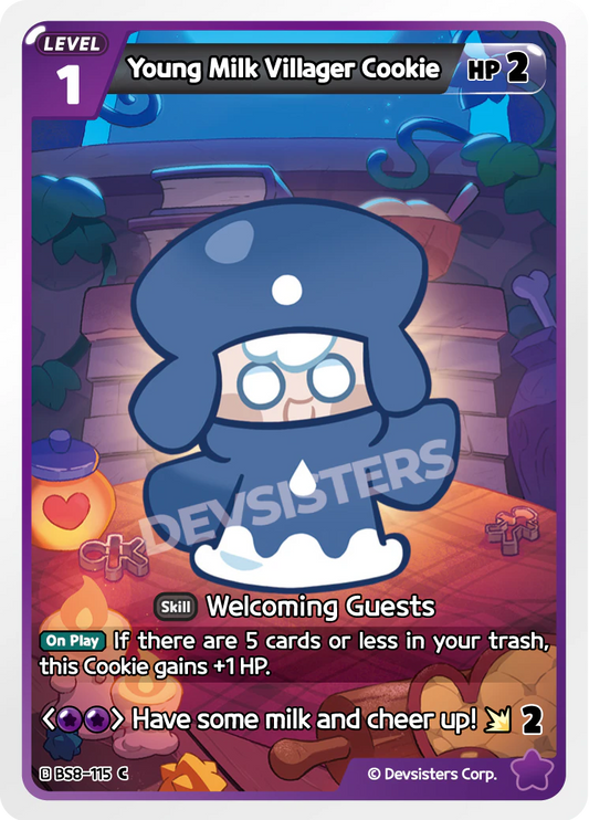 BS8-115 Young Milk Villager Cookie [C]