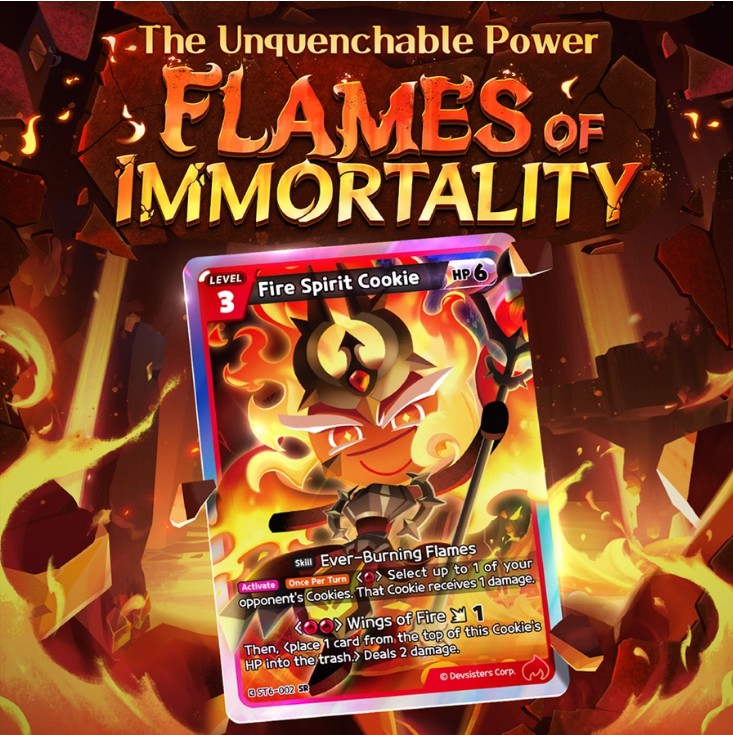 Cookierun Braverse Starter Deck ST6 Flames of Immortality