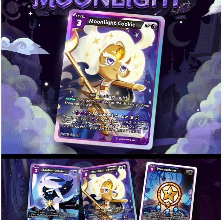 Cookierun Braverse Starter Deck ST10 Glorious Moonlight