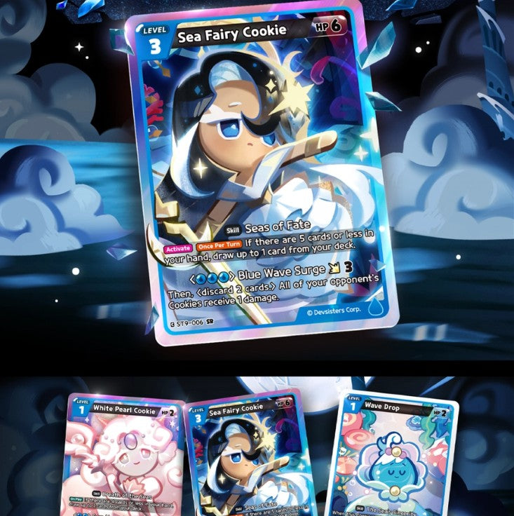 Cookierun Braverse Starter Deck ST9 Seas of Fate