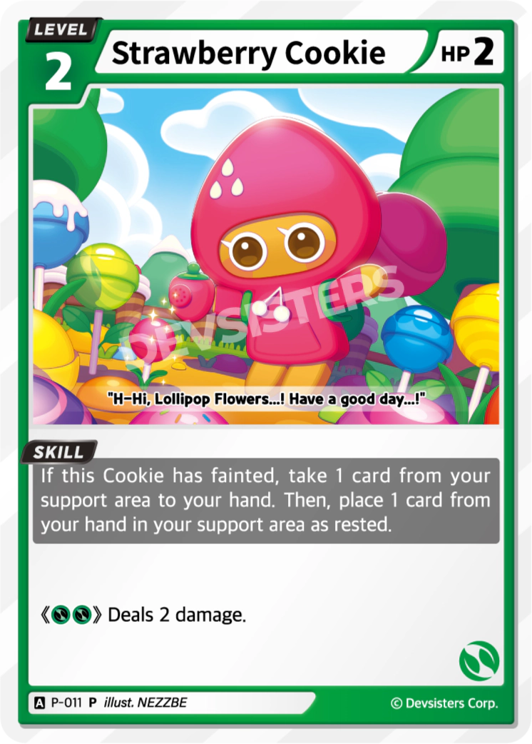 P-011 Strawberry Cookie [P]