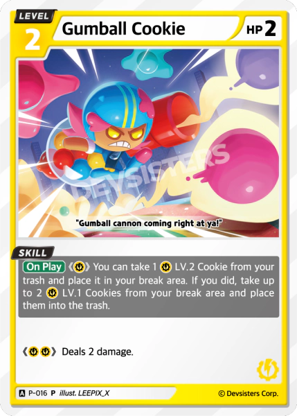 P-016 Gumball Cookie [P]