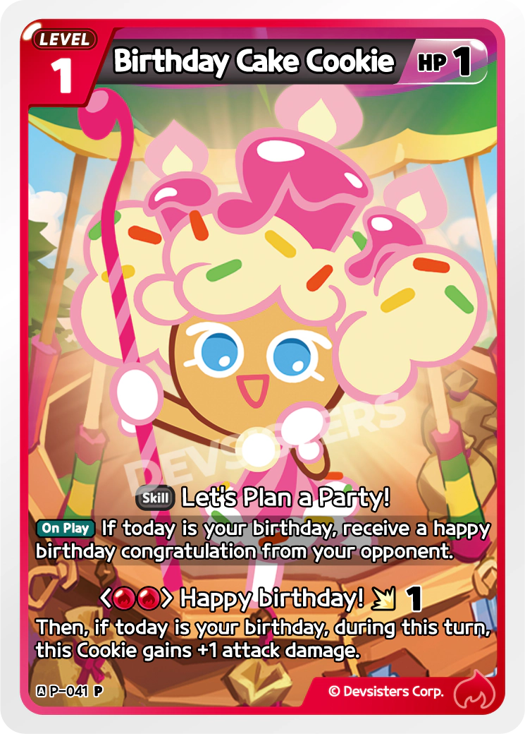 P-041 Birthday Cake Cookie [P]