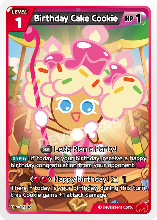 P-041 Birthday Cake Cookie [P]