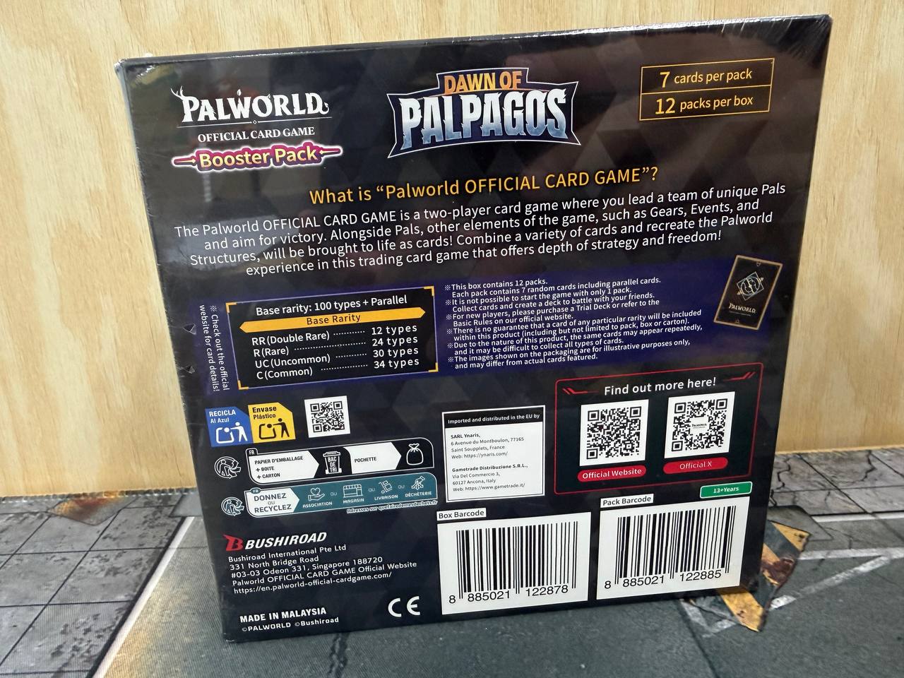 Palworld Official Card Game Dawn of Palpagos Booster Box