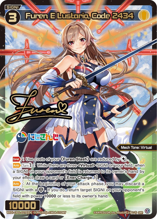 WXDi-CP01-027P[EN] Furen E Lustario, Code 2434