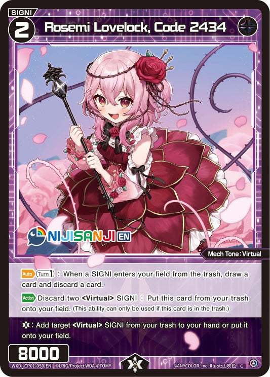 WXDi-CP01-050[EN] Rosemi Lovelock, Code 2434