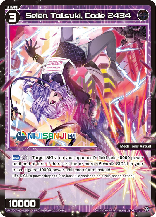 WXDi-CP01-051[EN] Selen Tatsuki, Code 2434