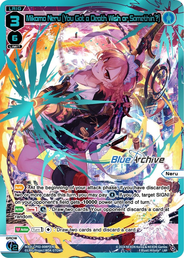 WXDi-CP02-008P[EN] Mikamo Neru [You Got a Death Wish or Somethin'?]