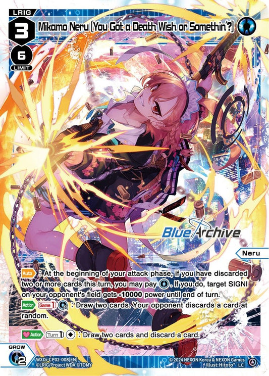 WXDi-CP02-008[EN] Mikamo Neru [You Got a Death Wish or Somethin'?]