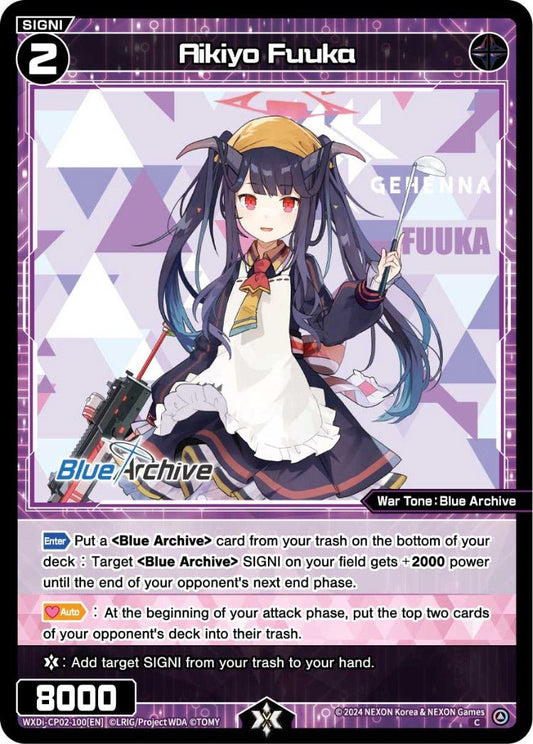 WXDi-CP02-100[EN] Aikiyo Fuuka