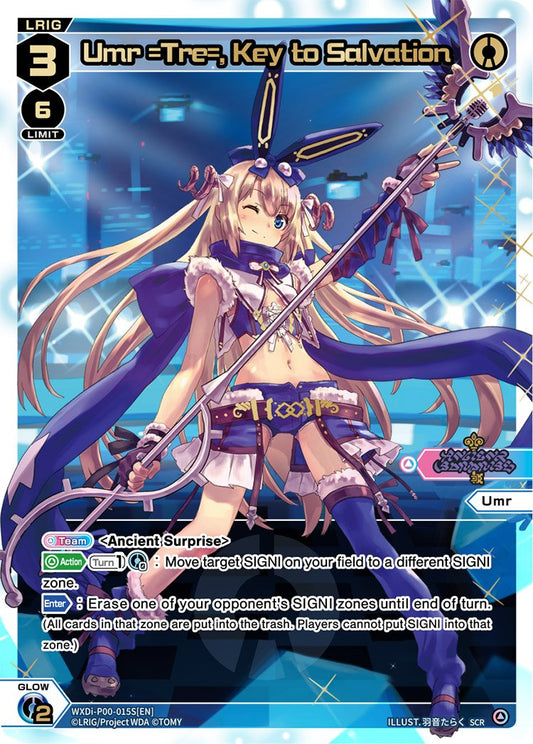 WXDi-P00-015S Umr =Tre-, Key to Salvation