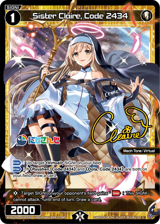 WXDi-P00-052P Sister Claire, Code 2434