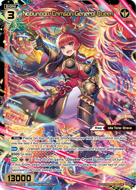 WXDi-P01-036 Nobunaga, Crimson General Queen