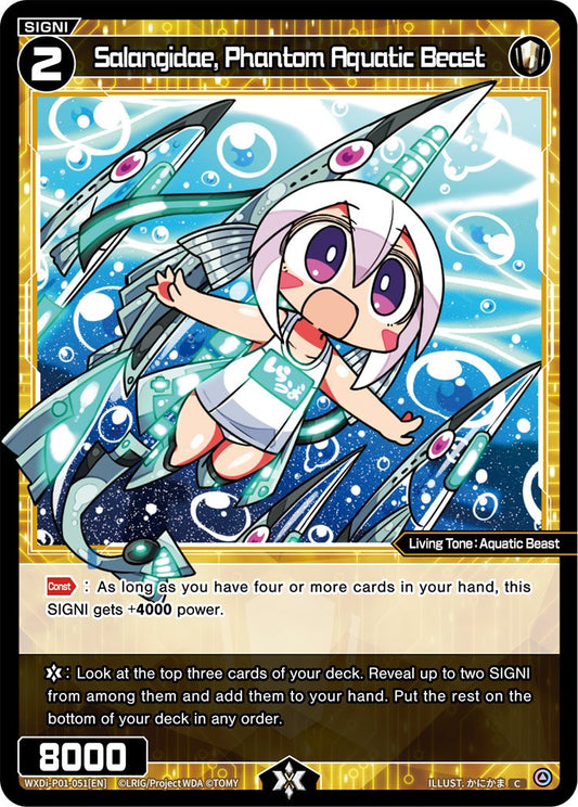 WXDi-P01-051 Salangidae, Phantom Aquatic Beast