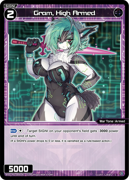 WXDi-P01-084 Gram, High Armed