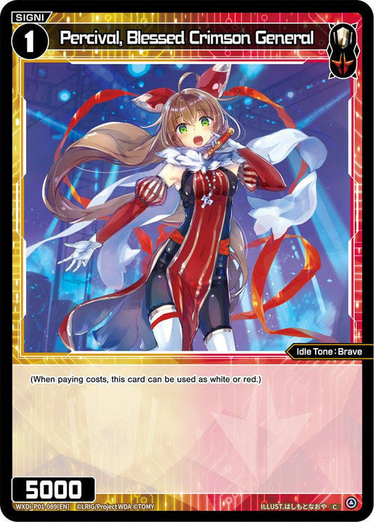 WXDi-P01-089 Percival, Blessed Crimson General