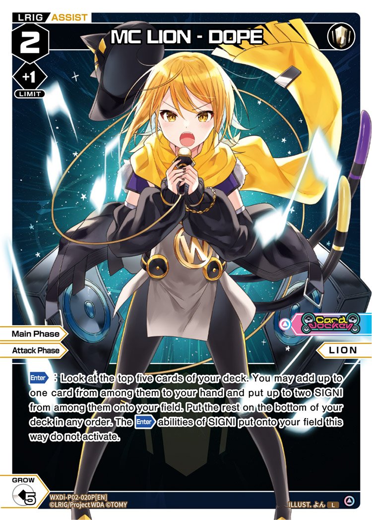 WXDi-P02-020P MC LION - DOPE